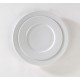 Assiette plate porcelaine blanche