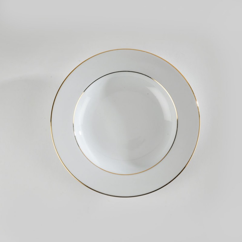 Assiette creuse FIlet or