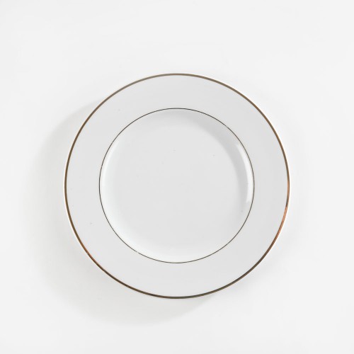 Assiette plate Filet or
