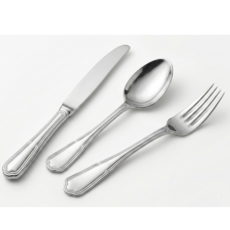 Couverts contour inox